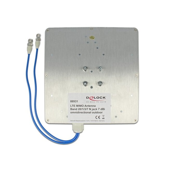 LTE MIMO Antenne met 2x N (v) connectoren - 7 dBi - 0,30 meter