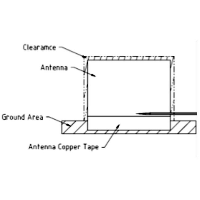 LTE PCB Antenne met MHF IPEX (v) connector - 2 - 3,5 dBi - 0,15 meter