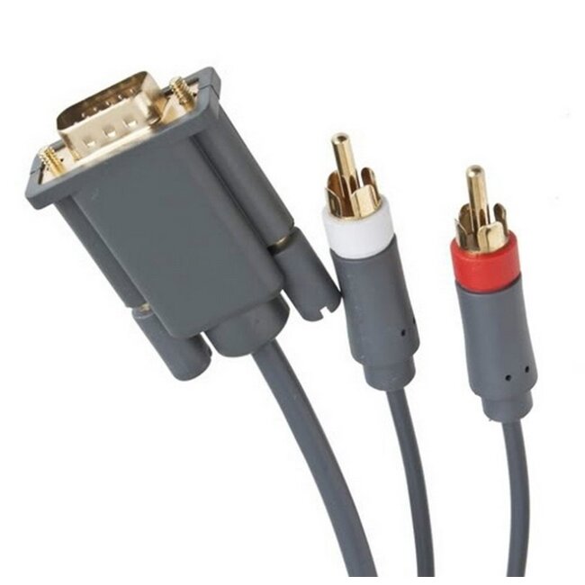 VGA AV kabel voor XBOX 360 (met Toslink) - 1,8 meter