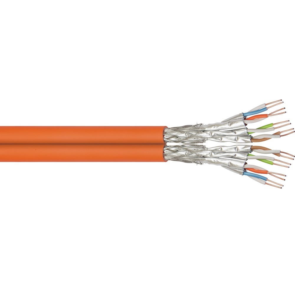 Goobay CAT7a S/FTP Duplex installatiekabel - 100 meter