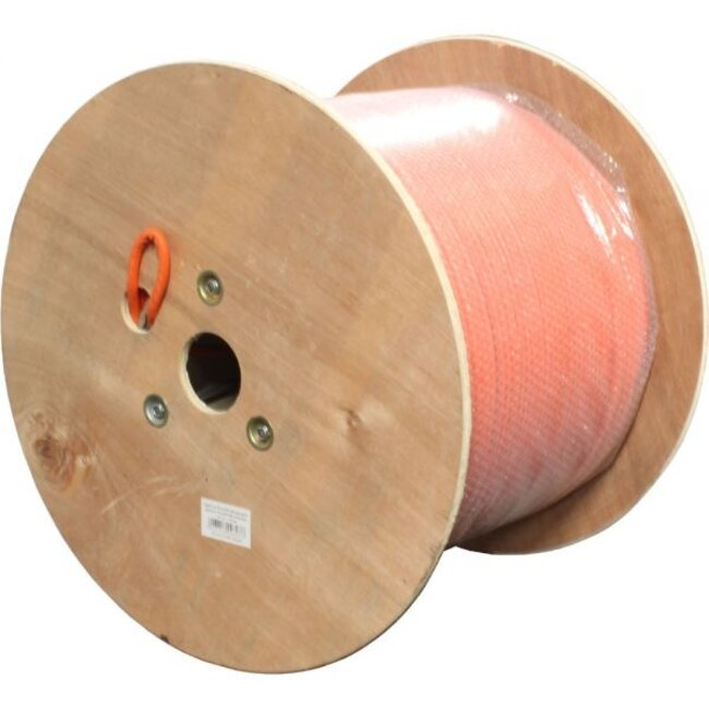 S/FTP CAT7a 10 Gigabit 1200 MHz netwerkkabel met vaste aders - AWG23 - LSZH / oranje - 500 meter