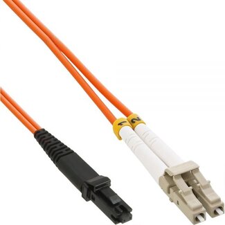 InLine LC - MTRJ Duplex Optical Fiber Patch kabel - Multi Mode OM2 - 10 meter