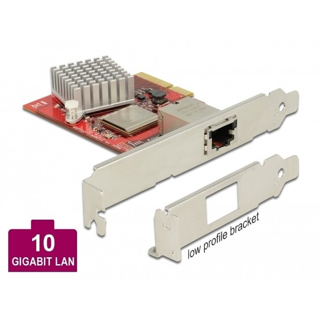 DeLOCK 10 Gigabit LAN PCI-Express kaart met 1 RJ45 poort (TN4010)