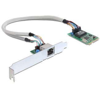 DeLOCK DeLOCK Gigabit MiniPCIe kaart - 1x RJ45