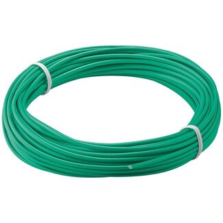 Goobay 10m groen 1x 0,14mm geisoleerd koperdraad voor hobby toepassingen - 10 meter