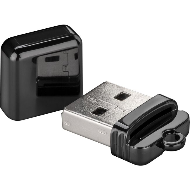 Goobay USB Cardreader met USB-A connector en 1 kaartsleuf - voor Micro SD/TF - USB2.0