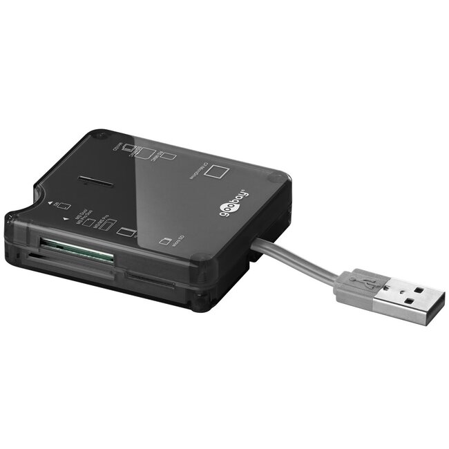 Goobay USB Cardreader all-in-one met USB-A connector en 7 kaartsleuven - USB2.0