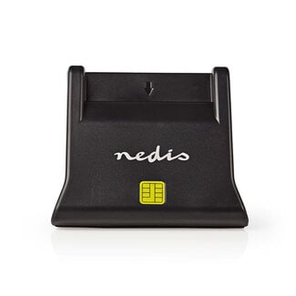 Nedis Nedis USB Smartcard bureaumodel cardreader met USB-A connector - USB2.0 (Windows, Mac OS en Linux)