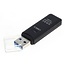 USB Cardreader met USB-A connector en 2 kaartsleuven - voor (Micro) SD/MMC/TF - USB3.0