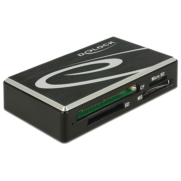 USB-A - kaartlezer | Kaartlezer | n.v.t. | USB3.0 SuperSpeed | DeLOCK
