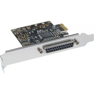 InLine InLine parallelle PCI-Express kaart met 1 25-pins SUB-D IEEE 1284 LPT printerpoort