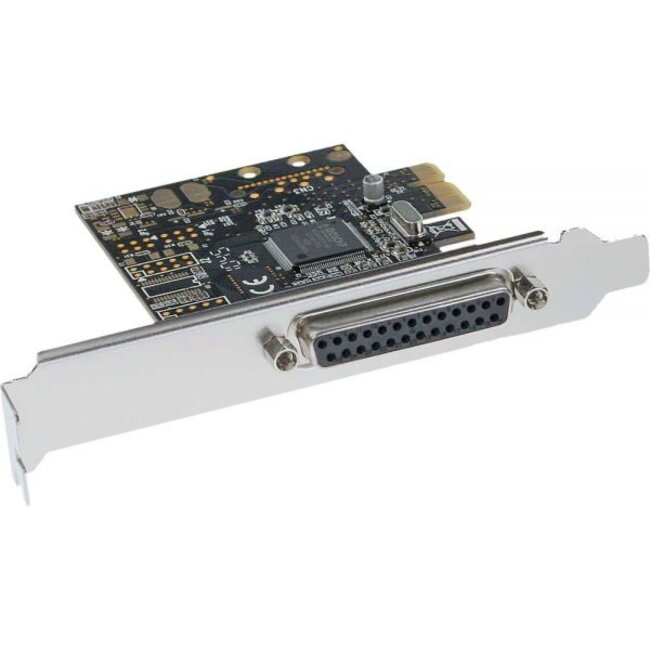 InLine parallelle PCI-Express kaart met 1 25-pins SUB-D IEEE 1284 LPT printerpoort