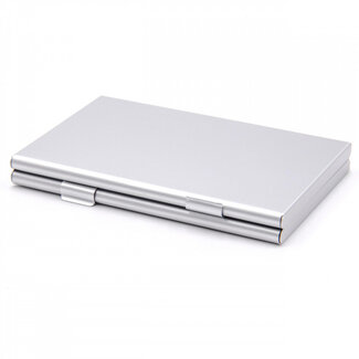 VHBW Opbergbox voor 6 SD geheugenkaarten / aluminium