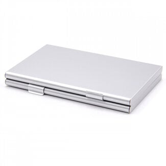 VHBW Opbergbox voor 6 SD en 12 Micro SD geheugenkaarten / aluminium