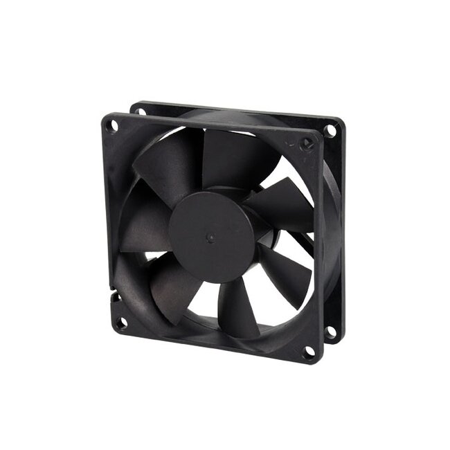 Titan ventilator (case fan) voor in de PC met dubbele kogellager - 80 x 80 x 25 mm