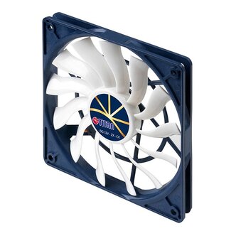 Titan Titan Extreme Silent ventilator (case fan) voor in de PC met Z-Axis lager en PWM-functie - 120 x 120 x 15 mm