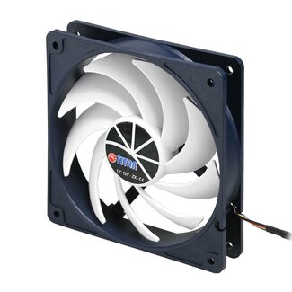 Titan Titan Kukri-series ventilator (case fan) voor in de PC met Z-Axis lager - 120 x 120 x 25 mm