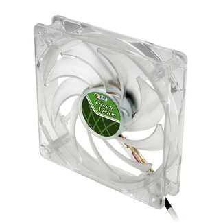 Titan Titan Green Vision ventilator (case fan) voor in de PC met Z-Axis lager en super stil - 120 x 120 x 25 mm