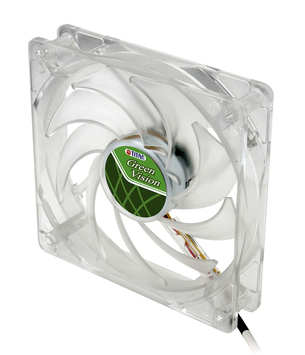 Titan Titan TFD-12025GT12Z/V2(RB). Soort: Ventilator, Ventilator diameter: 12 cm, Rotatiesnelheid ( max): 1000 RPM, Geluidsniveau (hoge snelheid: 15,8 dB, Maximum luchtstroom: 30,5