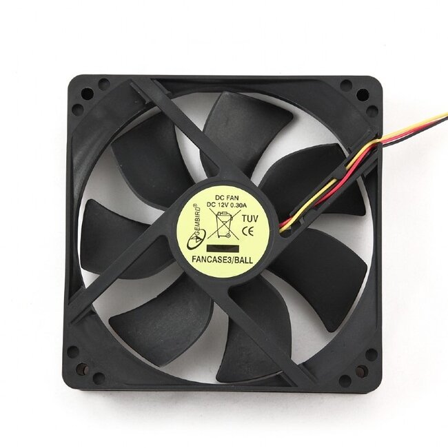 Ventilator (case fan) voor in de PC met kogellager - 120 x 120 x 25 mm