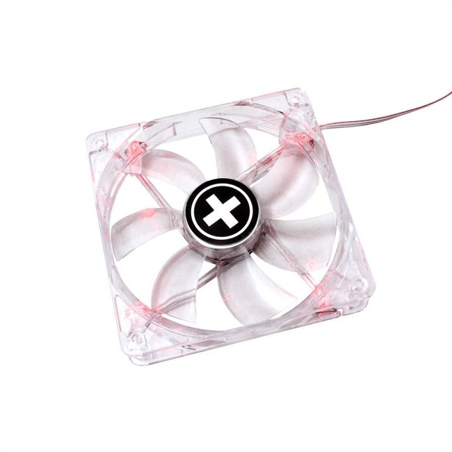 Xilence Performance C LED ventilator (case fan) voor in de PC met hydrolager - 120 x 120 x 25 mm / rood