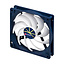 Titan Extreme Silent ventilator (case fan) voor in de PC met Z-Axis lager en PWM-functie - 140 x 140 x 25 mm