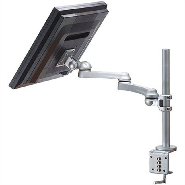 Roline premium bureaubeugel voor monitoren tot 32 inch / full motion / zilver