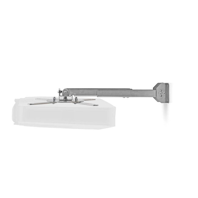 Nedis muurbeugel voor projectoren - uitschuifbaar (31 - 50 cm) / zilver