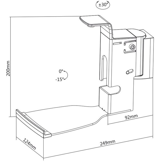 My Wall muurbeugel set voor Sonos PLAY:5 en Sonos FIVE / wit
