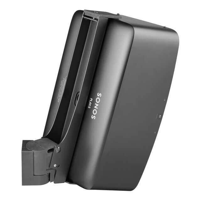 Cavus premium muurbeugel voor Sonos PLAY:5 en Sonos FIVE - verticale montage / zwart