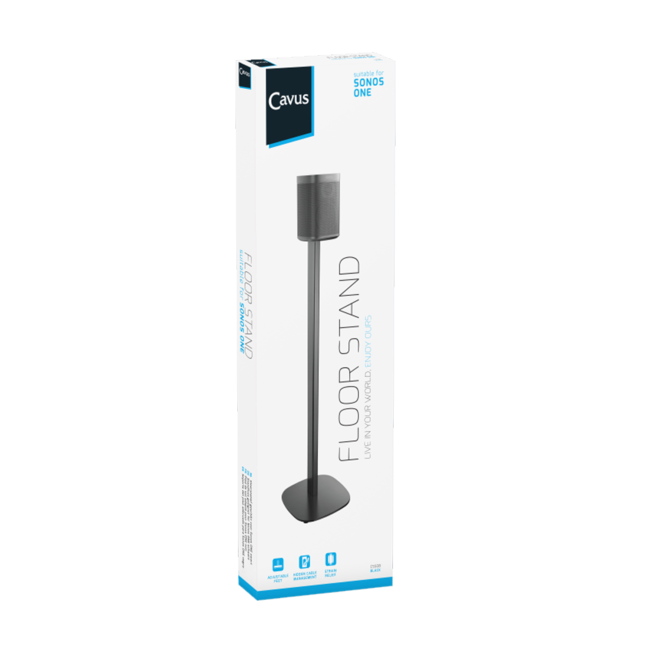 Cavus premium statief voor Sonos PLAY:1 en Sonos ONE / ONE SL / zwart