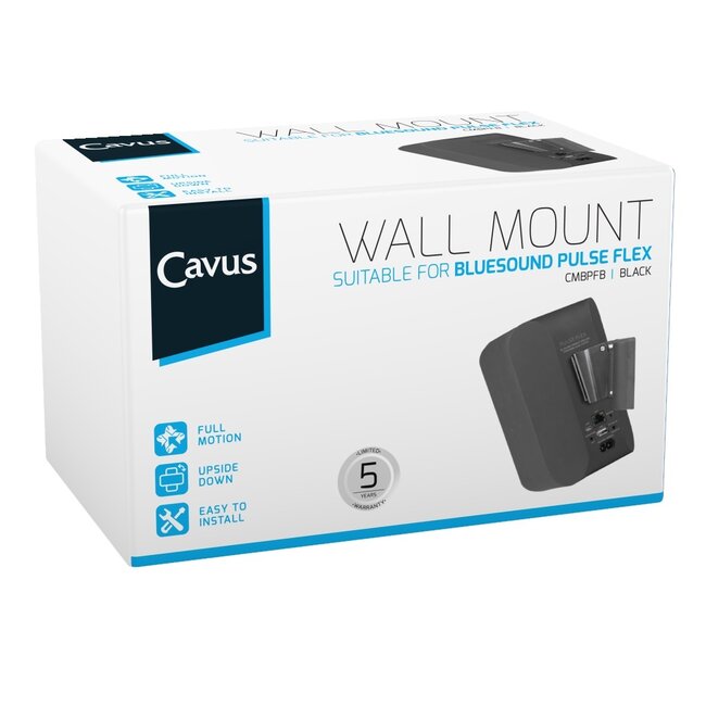 Cavus premium muurbeugel voor Bluesound Pulse Flex en Pulse Flex 2i / zwart
