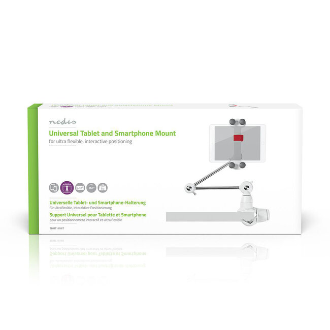 Nedis multi-functionele beugel voor smartphones en tablets / 4 draaipunten