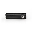 3,5mm Jack 4-polig haakse stereo audio/video adapter / zwart