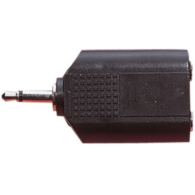 3,5mm Jack mono audio splitter - zwart