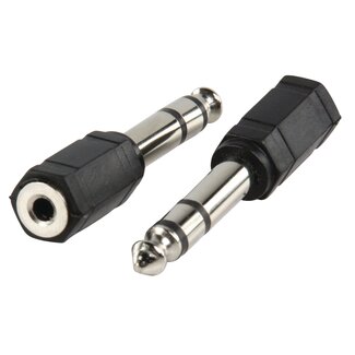 MaxTrack 6,35mm Jack (m) - 3,5mm Jack (v) stereo audio adapter