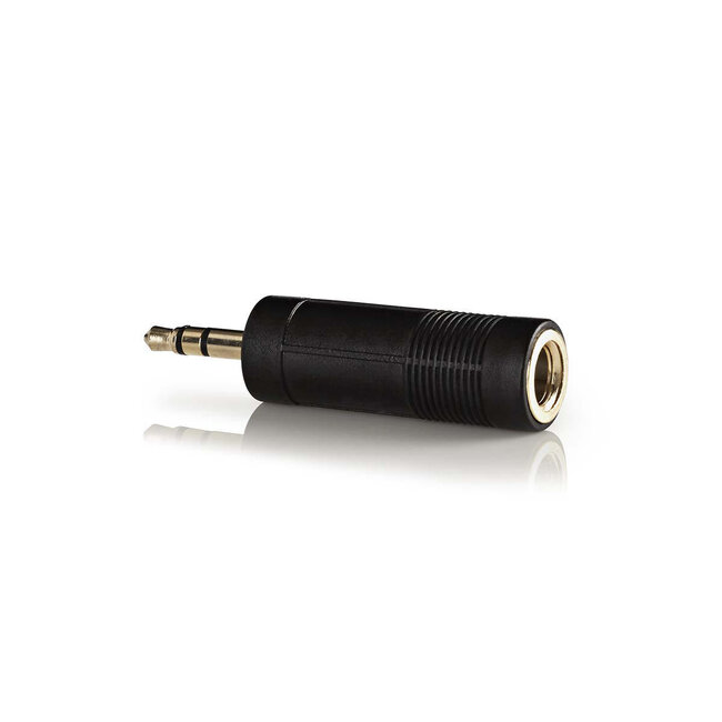 Nedis 3,5mm Jack (m) - 6,35mm Jack (v) stereo audio adapter / verguld