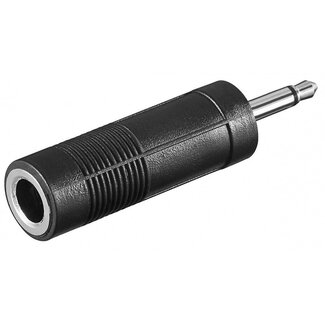 Electrovision 3,5mm Jack mono (m) - 6,35mm Jack stereo (v) adapter