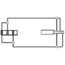 2,5mm Jack haaks (m) - 3,5mm Jack (v) adapter / verguld - 0,15 meter