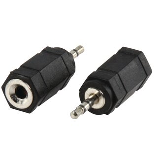 S-Impuls 2,5mm Jack (m) - 3,5mm Jack (v) adapter
