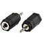 2,5mm Jack (m) - 3,5mm Jack (v) adapter