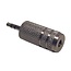 2,5mm Jack (m) - 3,5mm Jack (v) adapter / metaal