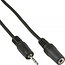 2,5mm Jack 4-polig (m) - 3,5mm Jack 4-polig (v) kabel - 1 meter