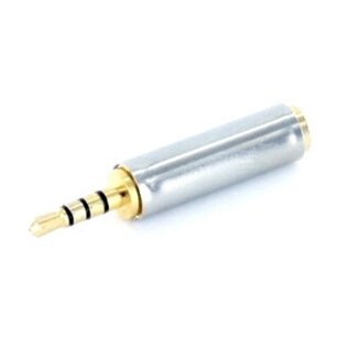 Dolphix 2,5mm Jack 4-polig (m) - 3,5mm Jack 4-polig (v) adapter