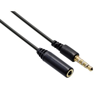 Cablexpert Pin Changing adapter (CTIA/AHJ > OMTP) - zwart - 0,15 meter