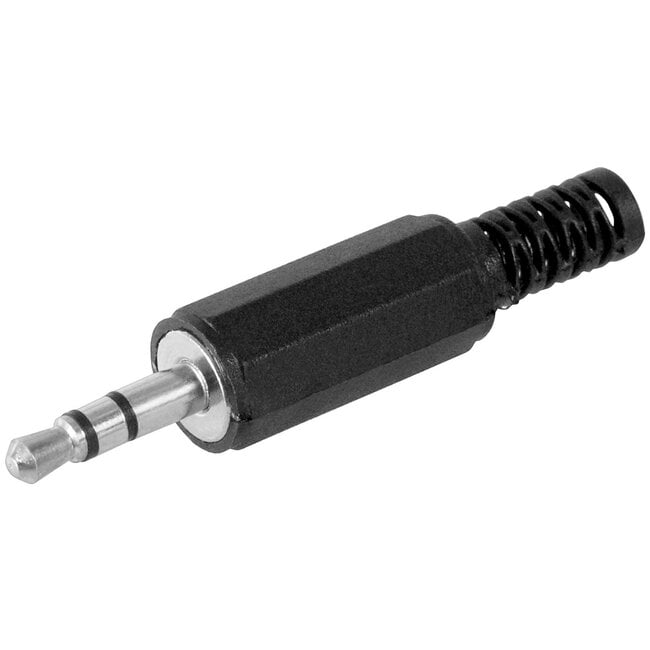 3,5mm Jack (m) connector - plastic - 3-polig / stereo