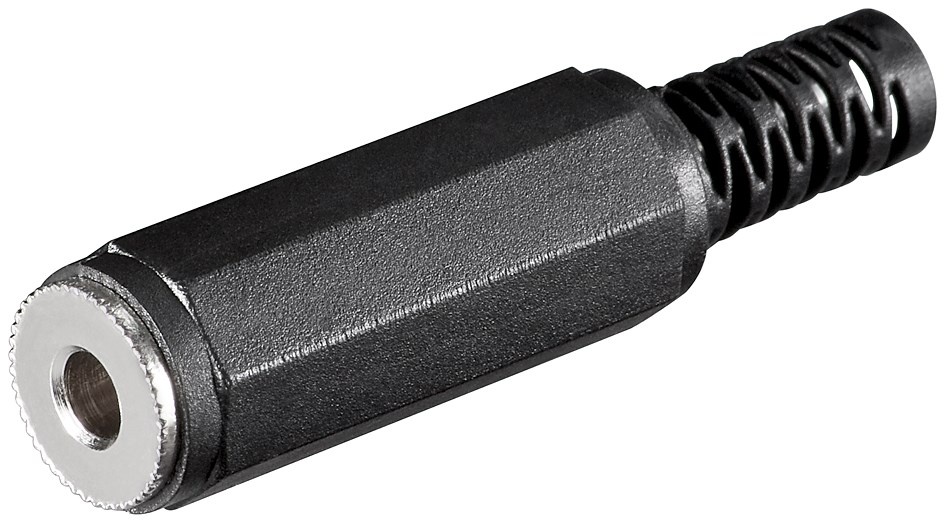 3,5mm Jack (v) connector - plastic - 3-polig / stereo