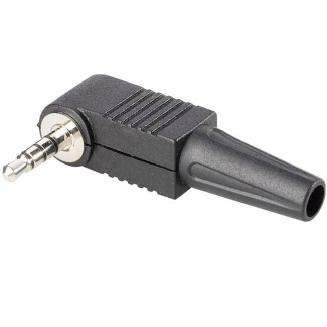 3,5mm Jack (m) connector - plastic / haaks - 4-polig / stereo