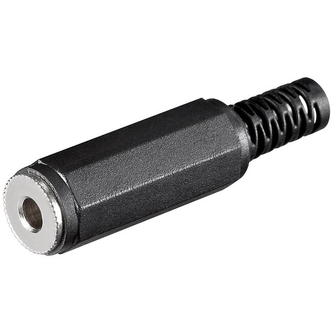 3,5mm Jack (v) connector - plastic - 2-polig / mono