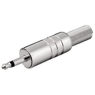 S-Impuls 3,5mm Jack (m) connector - metaal - 2-polig / mono